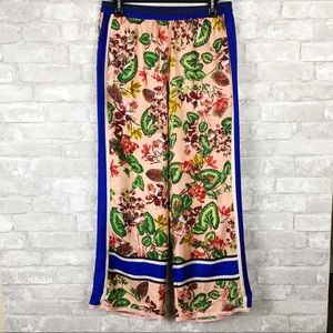 🆕 Anthro Elevenses Silk Garden Pant size Small